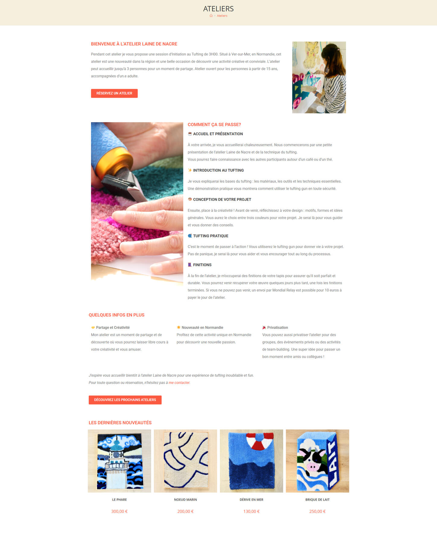 Laine de Nacre - Les Ateliers Tufting